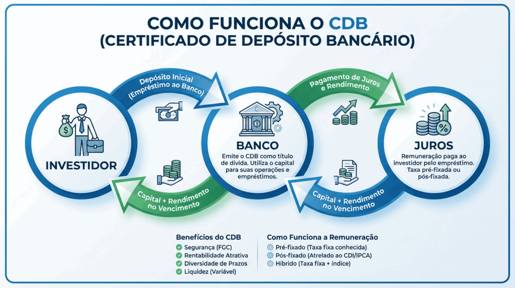 como funciona o CDB