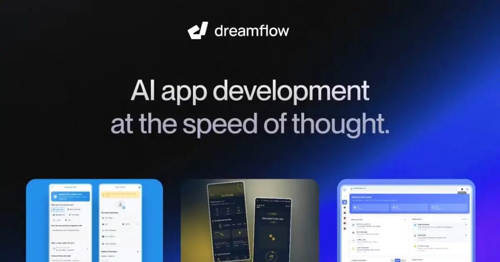 IA gratuita para criar app: dreamFlow