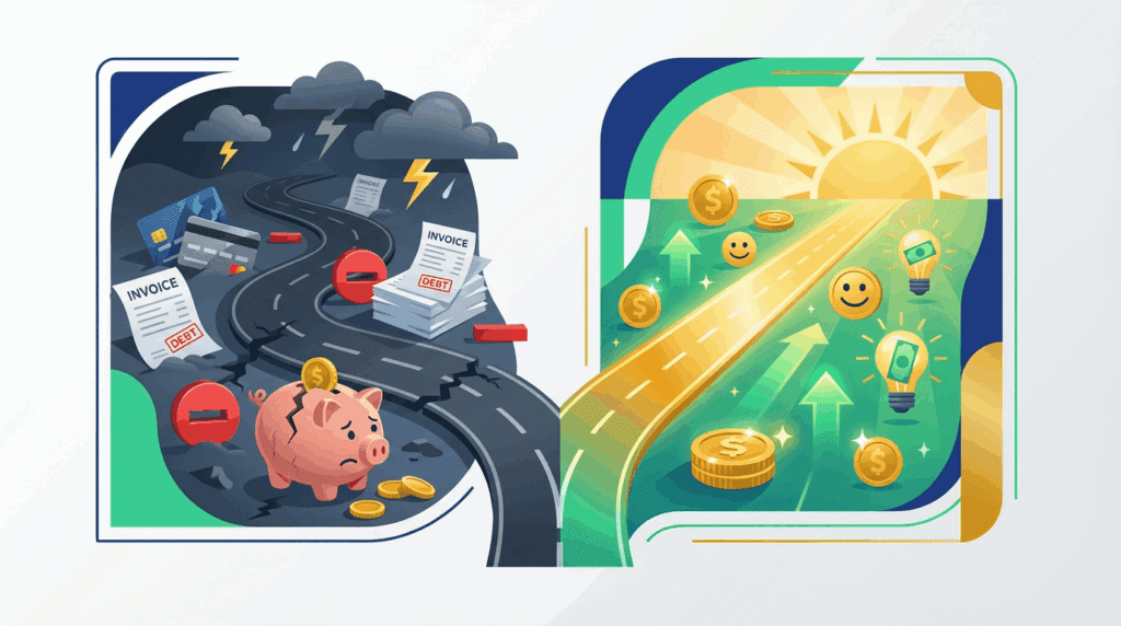 duas estradas financeiras