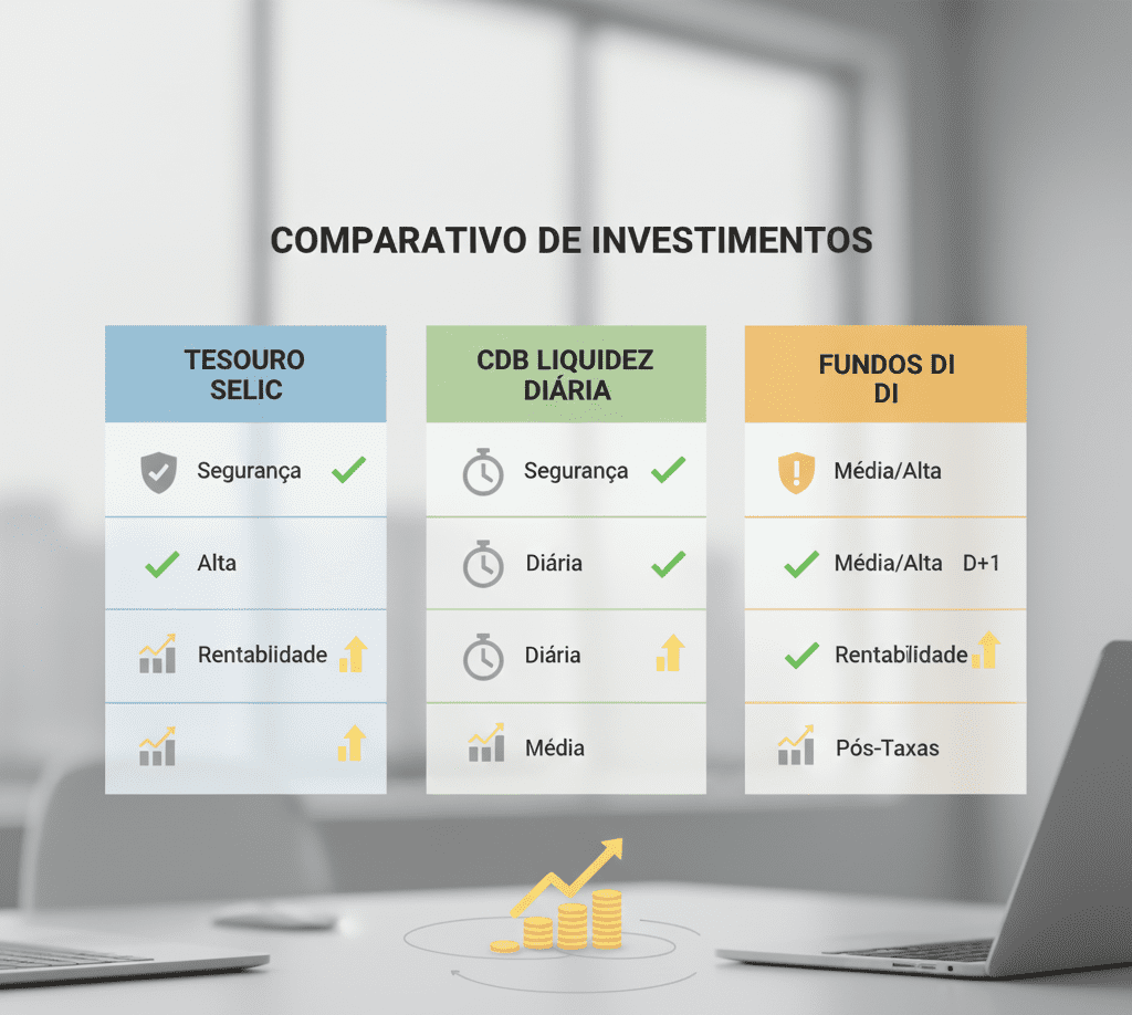 comnparativo de investimentos