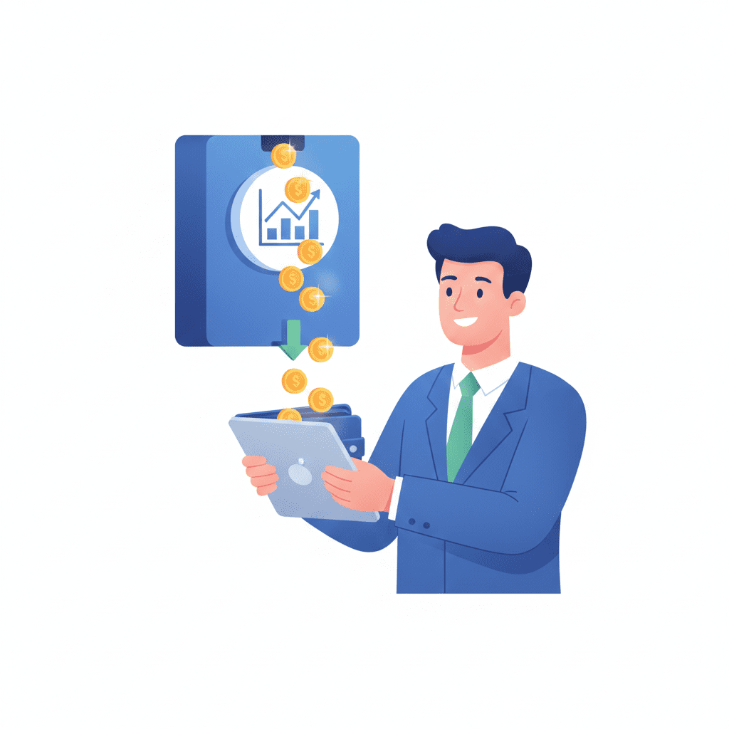 viver de renda passiva com dividendos: investidor com dividendos