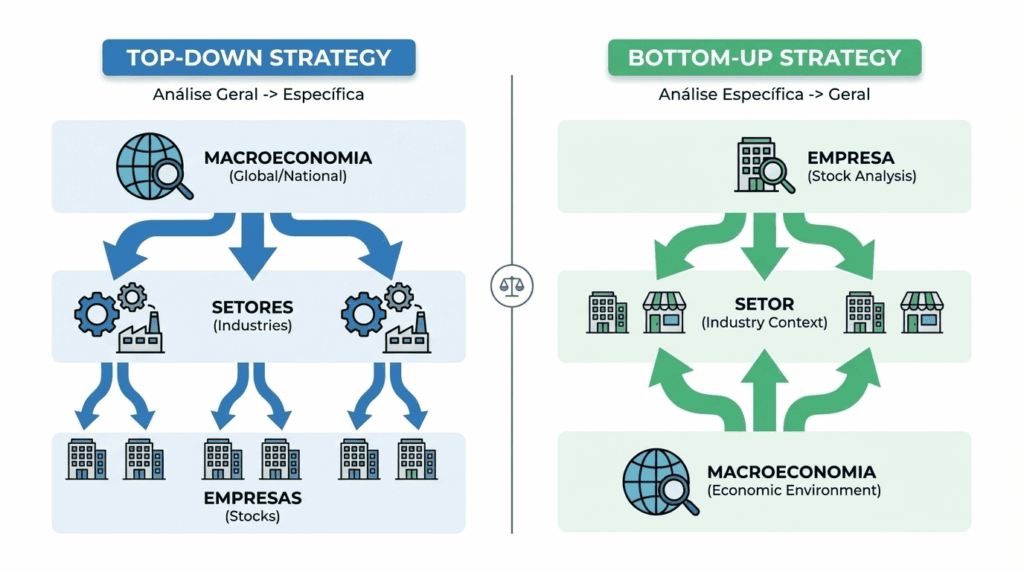 ESTRATÉGIAS TOP-DOWN VS BOTTOM-UP