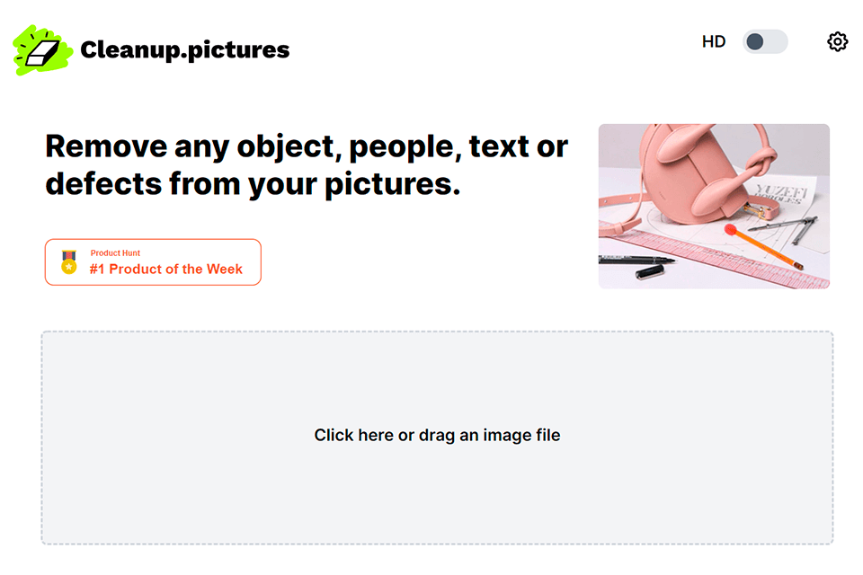 IA para editar imagens: clean up