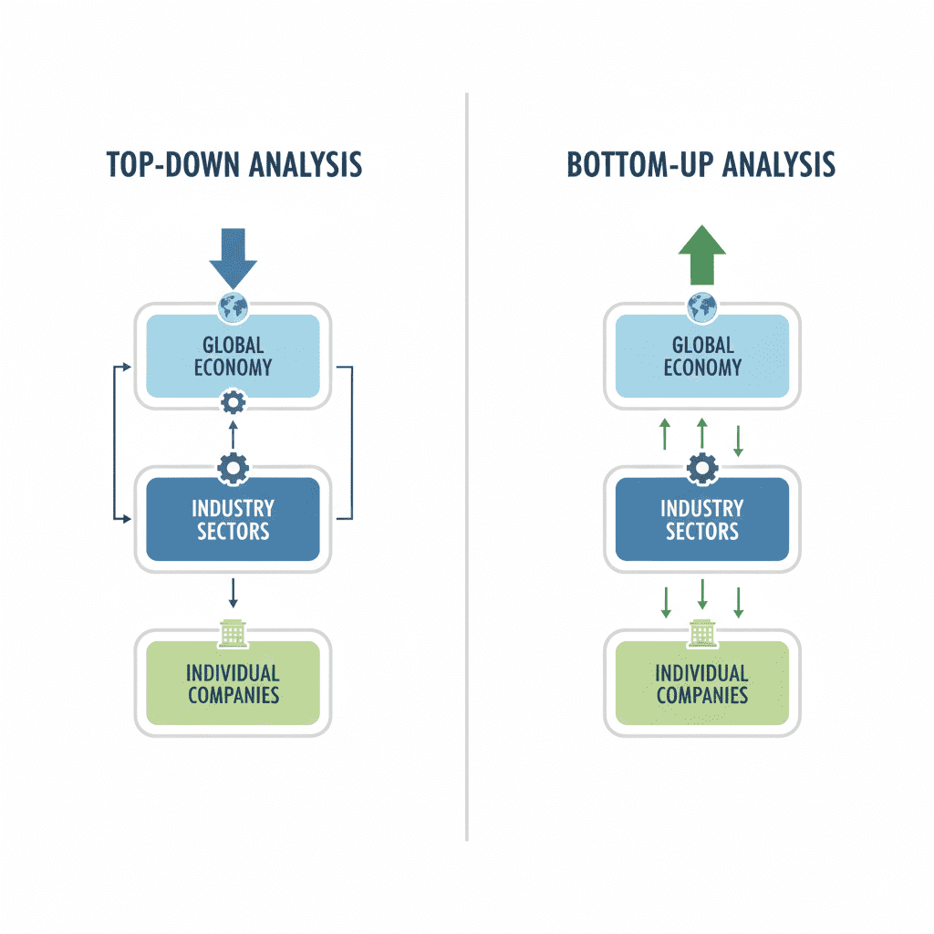 top-down vs bottom-up