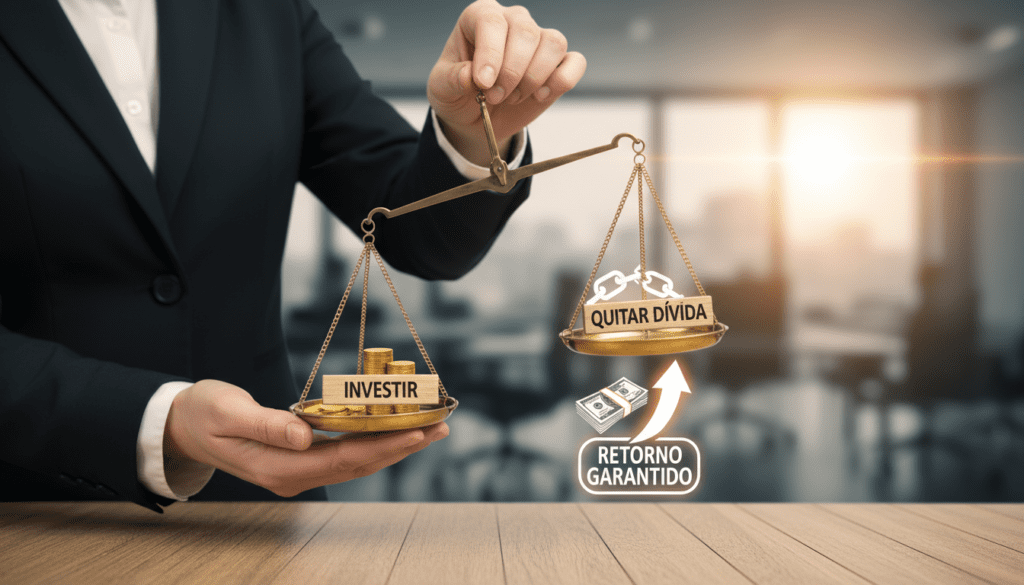 investir VS quitar divida